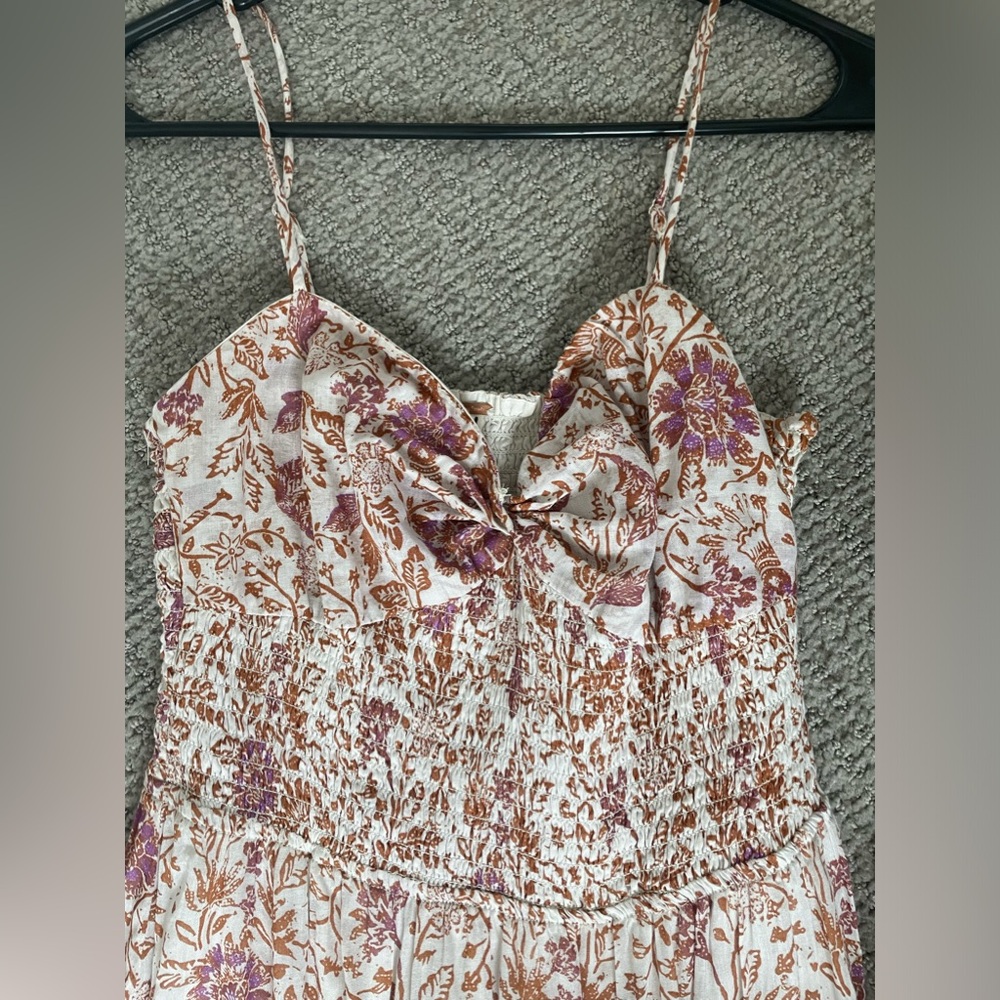 free people sundrenched printed maxi dress
